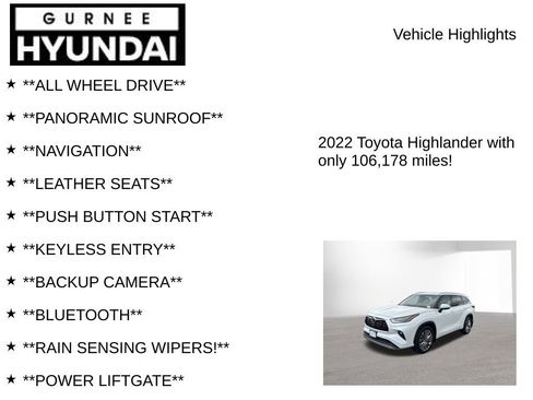 Used 2022 Toyota Highlander Platinum AWD/4WD image 8