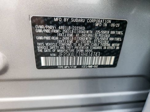 Certified 2024 Subaru Forester Limited AWD/4WD image 26