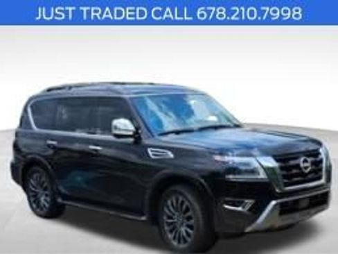 Used 2024 Nissan Armada Platinum w/ Captain's Chairs Package AWD/4WD image 1