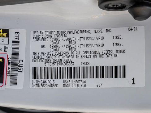 Used 2021 Toyota Tundra SR5 RWD image 33