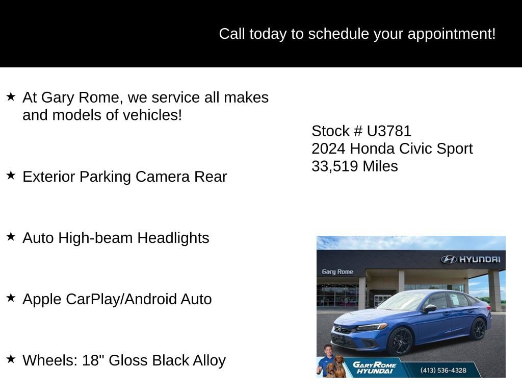 Used 2024 Honda Civic Sport image 6