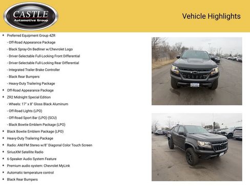 Used 2018 Chevrolet Colorado ZR2 w/ ZR2 Midnight Special Edition image 4