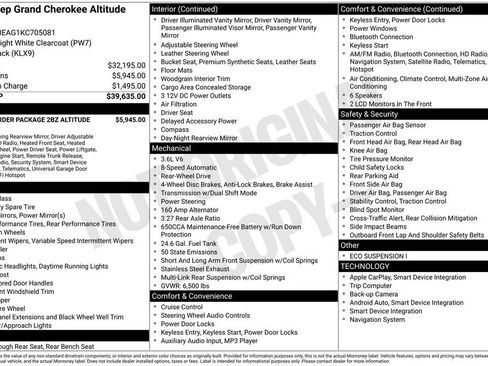 Used 2019 Jeep Grand Cherokee Altitude image 21