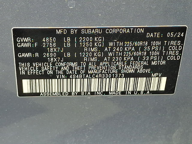 Used 2024 Subaru Outback Onyx Edition AWD/4WD image 27