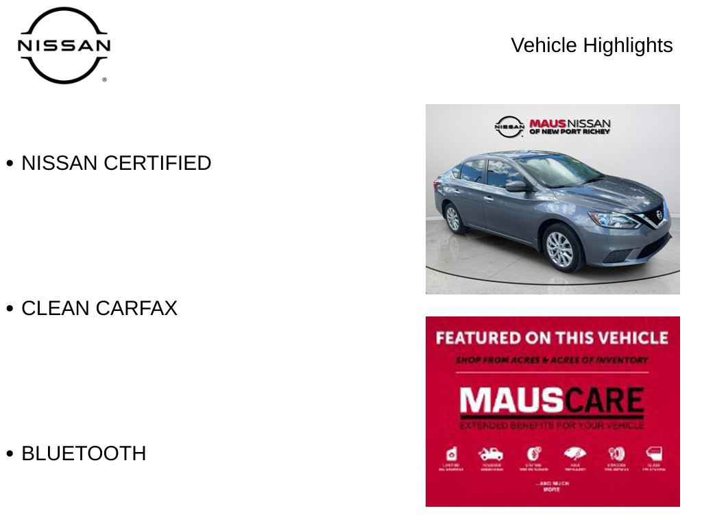 Certified 2019 Nissan Sentra SV FWD image 8
