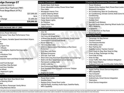 Used 2020 Dodge Durango GT image 4