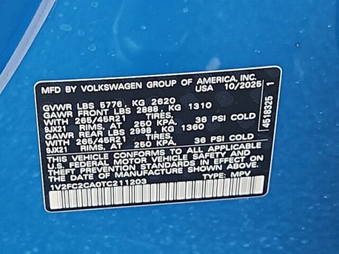 New 2026 Volkswagen Atlas Cross Sport SEL Premium R-Line AWD/4WD image 21