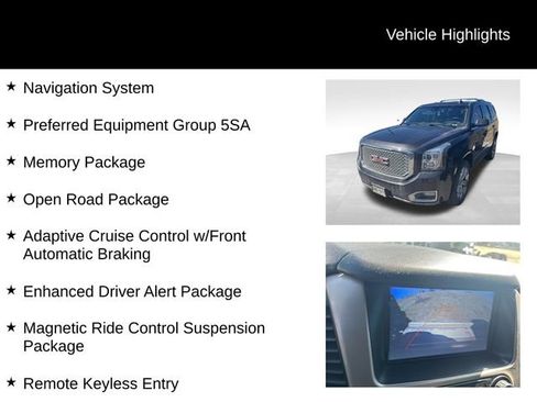 Used 2017 GMC Yukon Denali w/ Open Road Package image 8