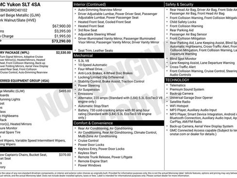 Used 2024 GMC Yukon SLT w/ SLT Luxury Package AWD/4WD image 32