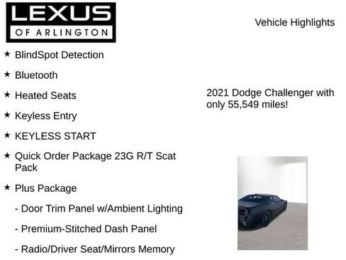 Used 2021 Dodge Challenger R/T Scat Pack w/ Plus Package image 8