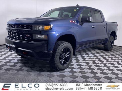 Certified 2021 Chevrolet Silverado 1500 Custom Trail Boss w/ Safety Confidence Package AWD/4WD image 1