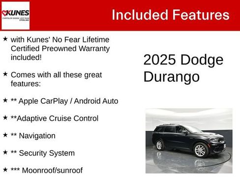 Used 2025 Dodge Durango R/T AWD/4WD image 4