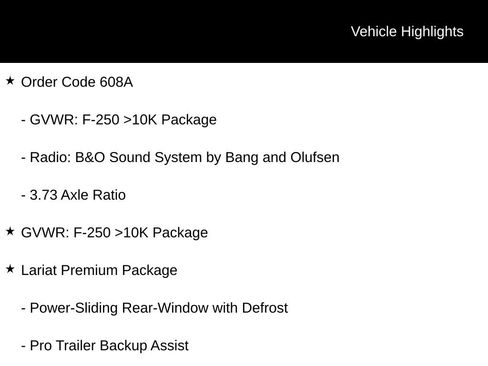 New 2026 Ford F250 Lariat w/ Black Appearance Package AWD/4WD image 16