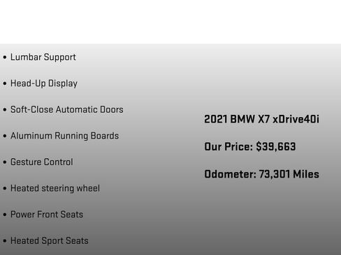 Used 2021 BMW X7 xDrive40i w/ Premium Package AWD/4WD image 24