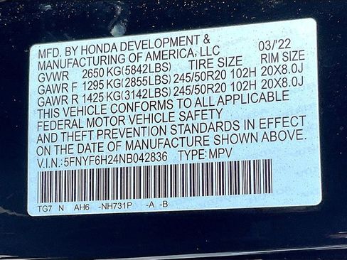 Used 2022 Honda Pilot Special Edition image 18