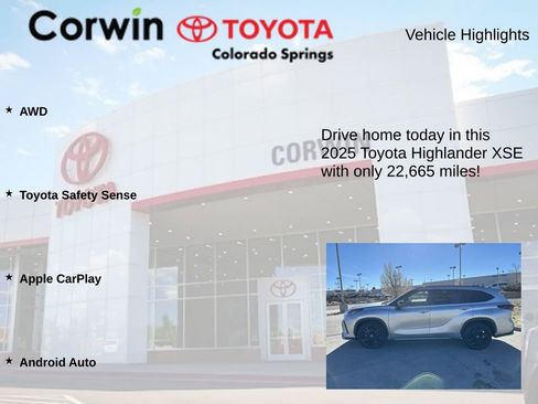 Used 2025 Toyota Highlander XSE image 6