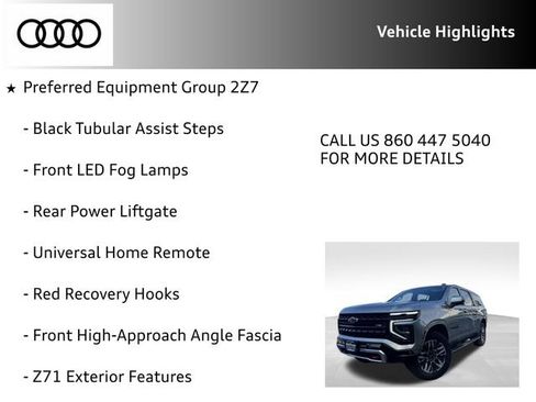 Used 2025 Chevrolet Suburban Z71 w/ Comfort Package AWD/4WD image 29