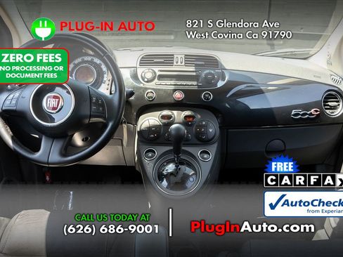 Used 2012 FIAT 500 Lounge w/ Luxury Leather Pkg FWD image 17
