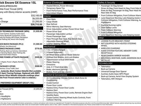 Certified 2023 Buick Encore GX Essence w/ Advanced Technology Package AWD/4WD image 13