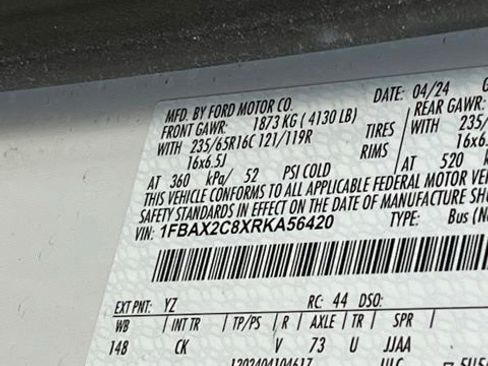 Used 2024 Ford Transit 350 XL RWD image 31