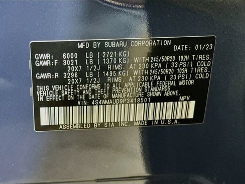 Used 2023 Subaru Ascent Limited w/ Technology Package AWD/4WD image 44