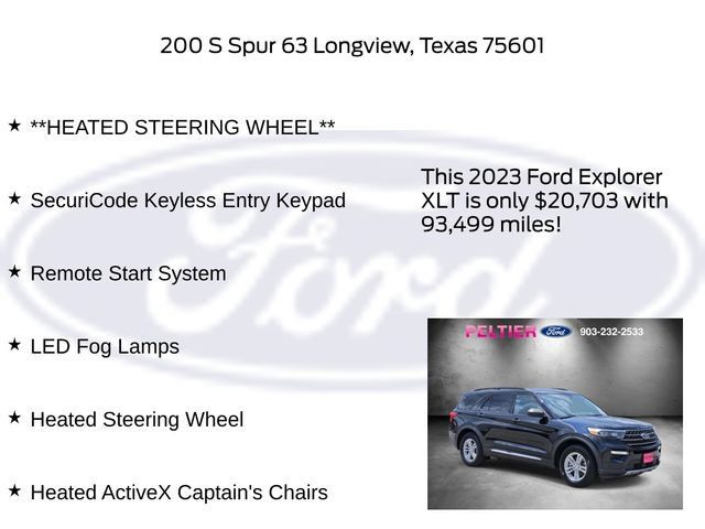 Used 2023 Ford Explorer XLT w/ Equipment Group 202A RWD image 17