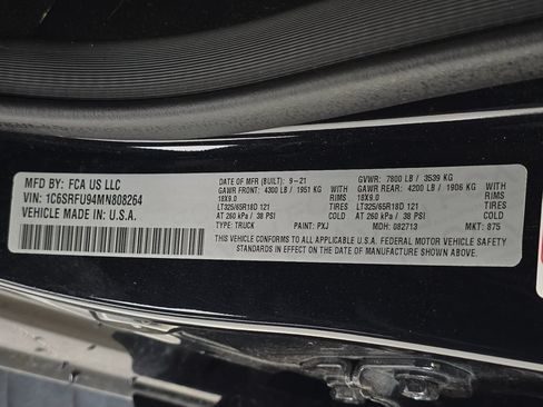 Used 2021 RAM 1500 TRX w/ TRX Level 2 Equipment Group AWD/4WD image 36