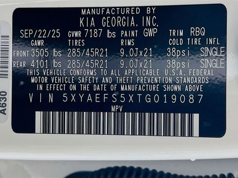 New 2026 Kia EV9 GT-Line image 27