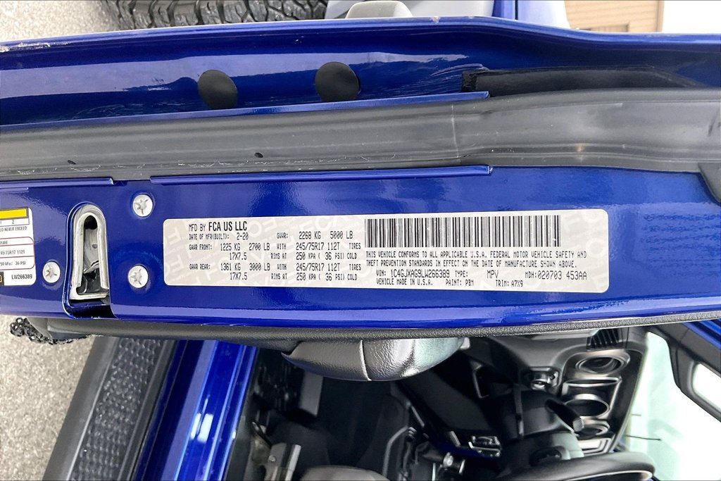 Used 2020 Jeep Wrangler Sport AWD/4WD image 18