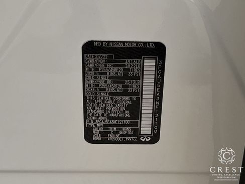 Certified 2022 INFINITI QX50 Sensory w/ Cargo Package image 33