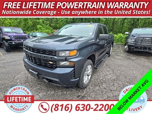 Used 2021 Chevrolet Silverado 1500 Custom AWD/4WD image 1