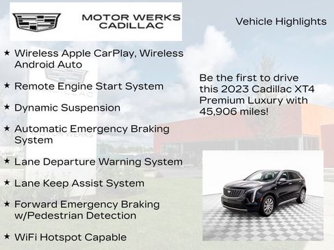 Certified 2023 Cadillac XT4 Premium Luxury image 6