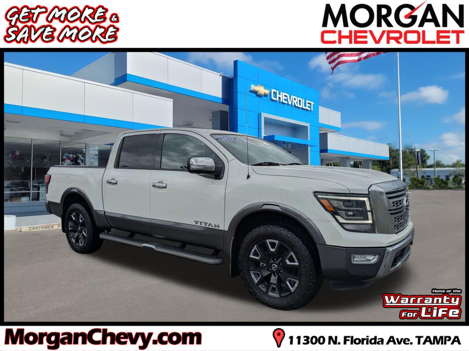 Used 2021 Nissan Titan Platinum Reserve w/ Moonroof Package AWD/4WD image 1