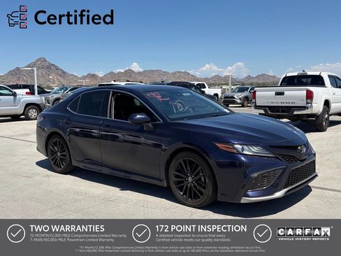Used 2022 Toyota Camry XSE w/ Carpet Mat Package (TMS) FWD image 1