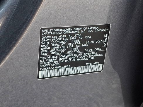 Used 2022 Volkswagen Atlas SE w/ Panoramic Sunroof Package image 29