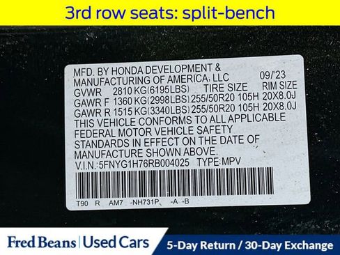 Used 2024 Honda Pilot Touring image 39