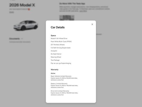 Used 2026 Tesla Model X AWD/4WD image 2