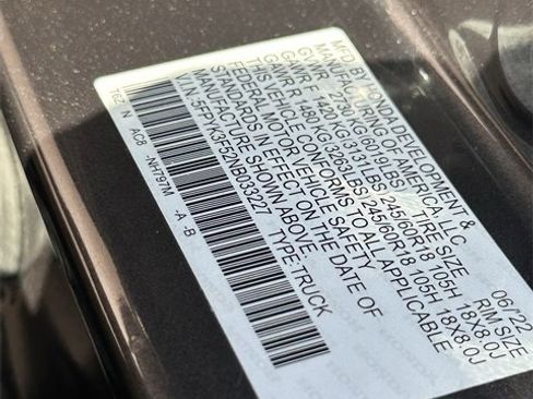 Used 2022 Honda Ridgeline RTL image 27