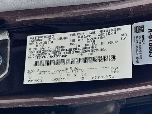 Used 2019 Ford F150 XLT w/ Equipment Group 302A Luxury AWD/4WD image 22