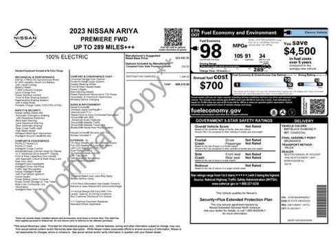 Used 2023 Nissan Ariya FWD image 1