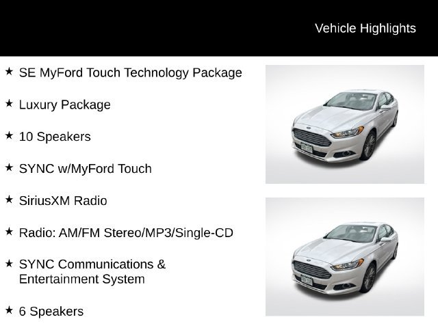 Used 2016 Ford Fusion SE w/ Equipment Group 202A FWD image 8