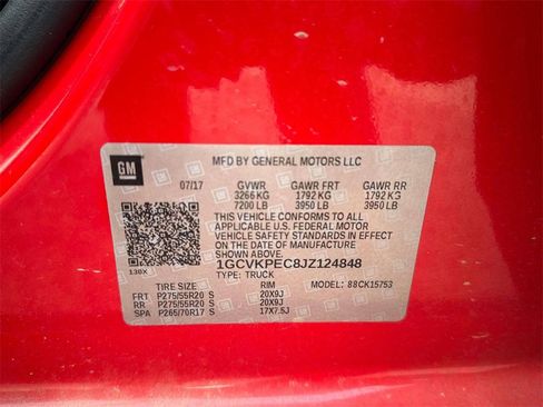 Used 2018 Chevrolet Silverado 1500 Custom w/ Trailering Package image 10