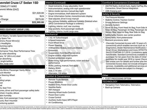 Used 2018 Chevrolet Cruze LT image 34