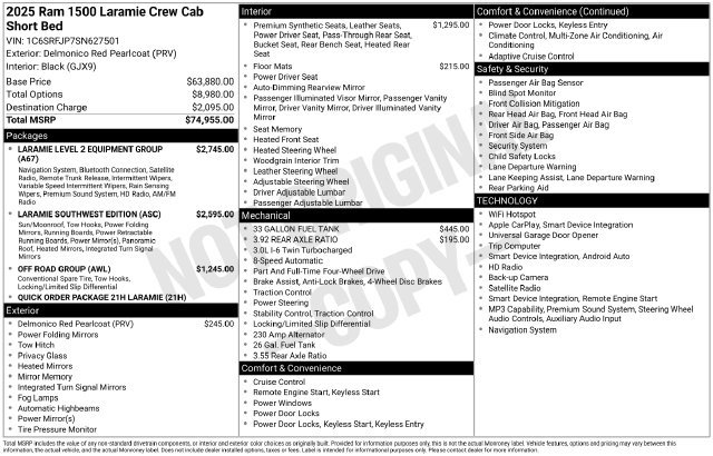 Used 2025 RAM 1500 Laramie AWD/4WD image 28