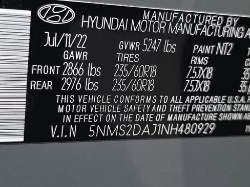 Used 2022 Hyundai Santa Fe SEL AWD/4WD image 32