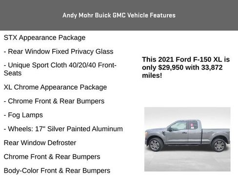 Used 2021 Ford F150 XL w/ Equipment Group 101A High AWD/4WD image 12