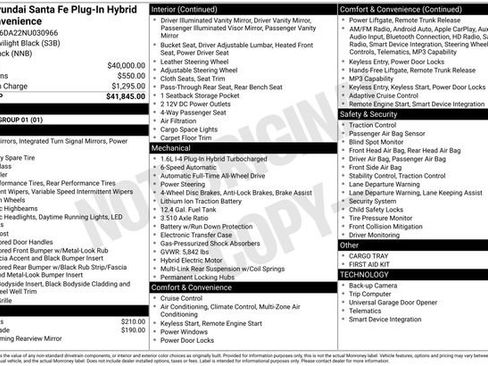 Certified 2022 Hyundai Santa Fe SEL Convenience AWD/4WD image 29