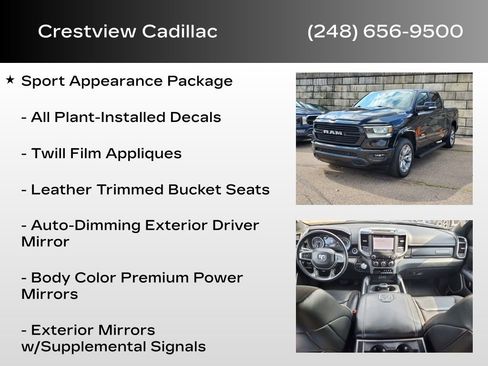 Used 2022 RAM 1500 Laramie w/ Sport Appearance Package image 18