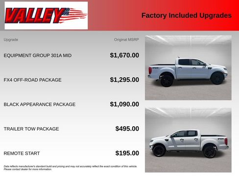 Certified 2021 Ford Ranger XLT w/ Equipment Group 301A Mid AWD/4WD image 6