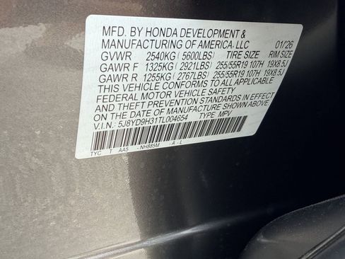 New 2026 Acura MDX FWD image 36